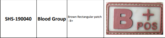 Tactical Zone PVC Patches