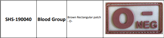 Tactical Zone PVC Patches