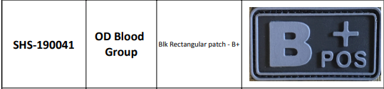 Tactical Zone PVC Patches 