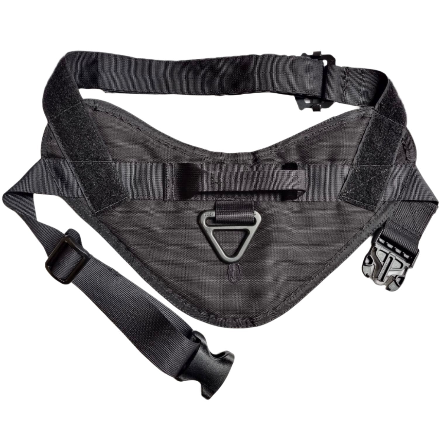 SHE - 130 K9 Duty Harness Colour Black backside view.