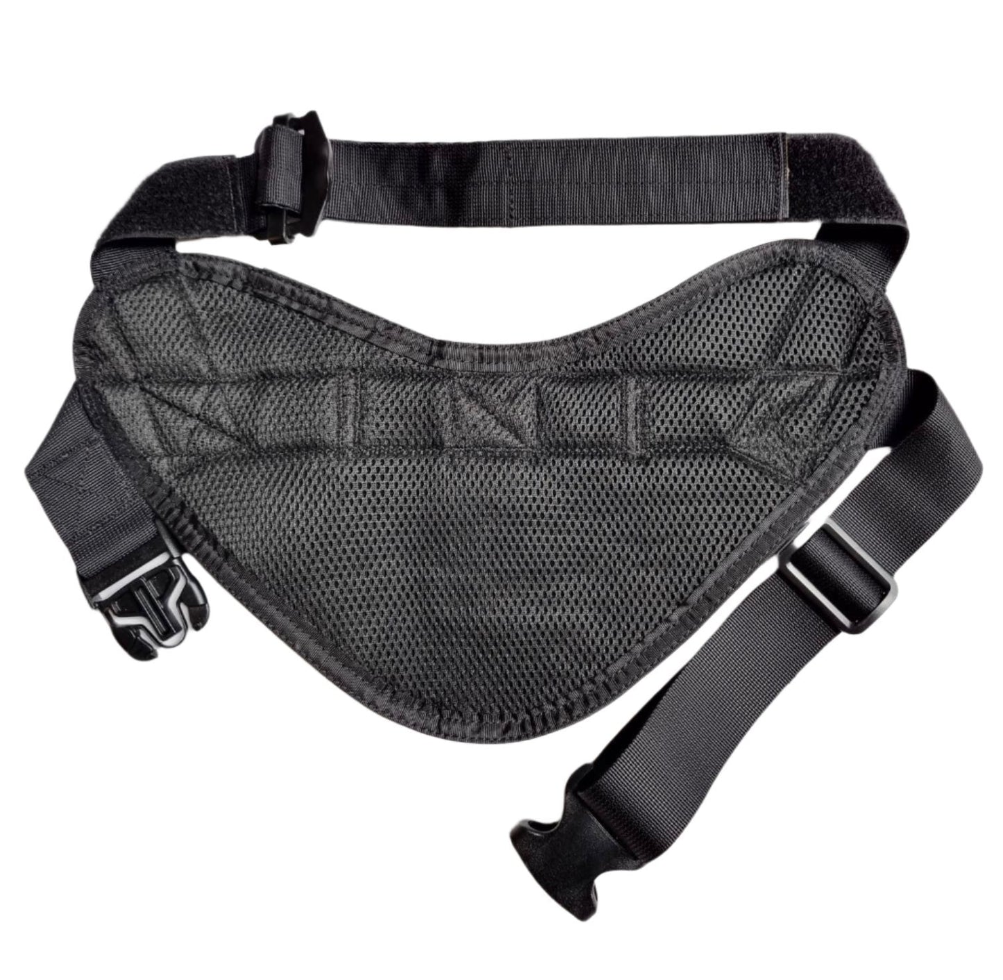 SHE - 130 K9 Duty Harness Colour Black backside view.